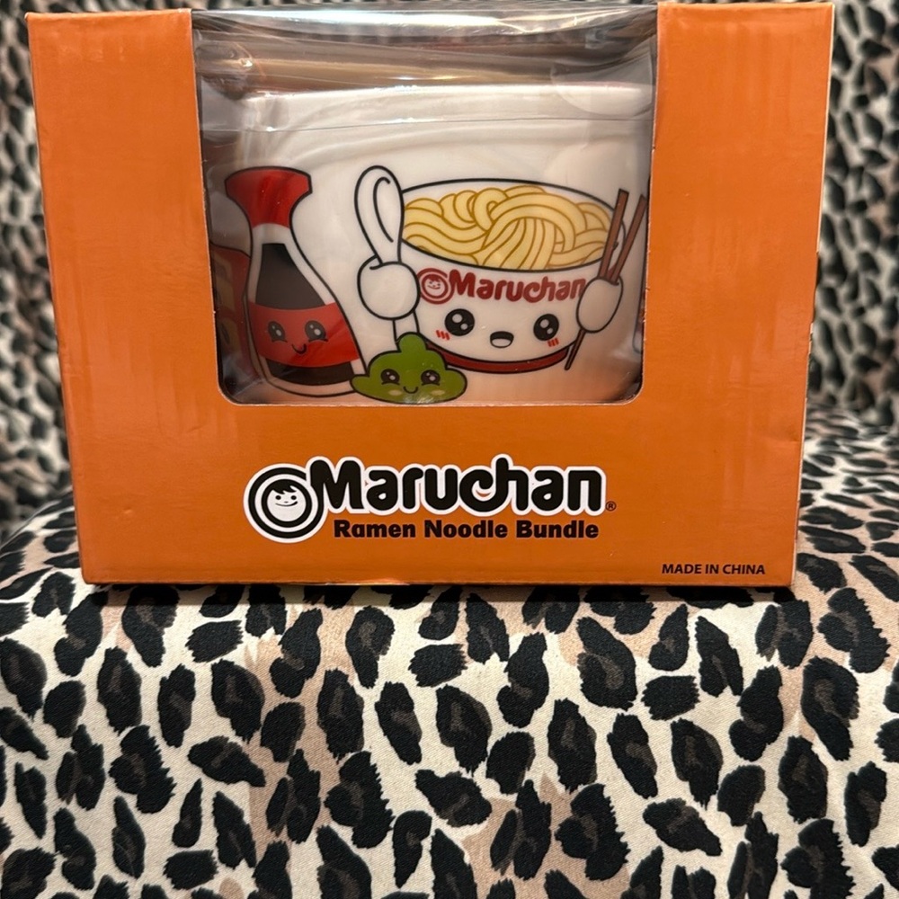 Ramen Noodle Bowl Set - White